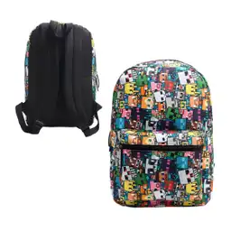 Mochila Juvenil Minecraft Pattern