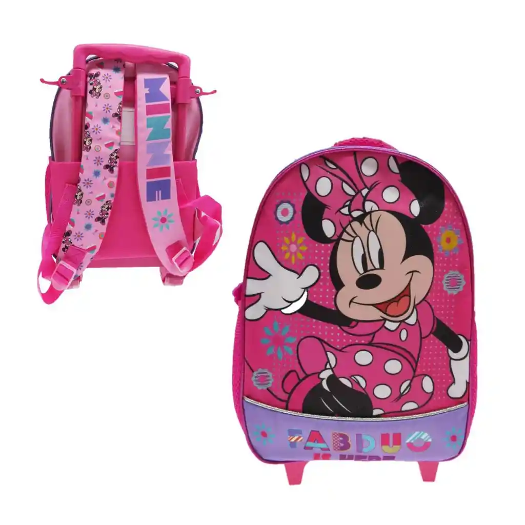 Mochila Con Ruedas Minnie