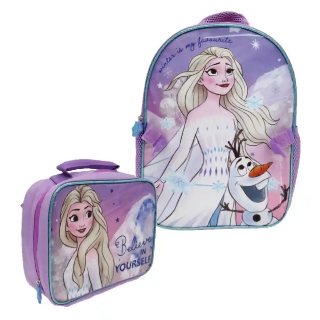 Set Mochila C/lonchera Disney Frozen