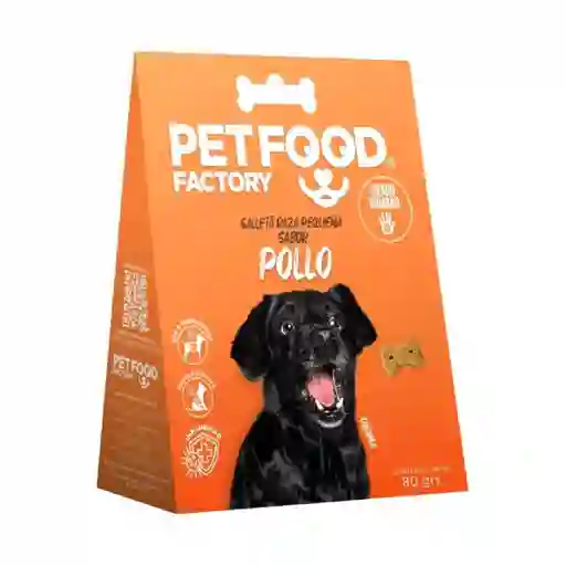 Galleta Horneada Pollo Perros Raza Pequeña 80 Gr Pet Food Factory