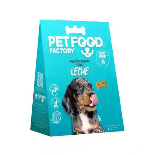 Galleta Horneada Leche Perros Cachorros 80 Gr Pet Food Factory