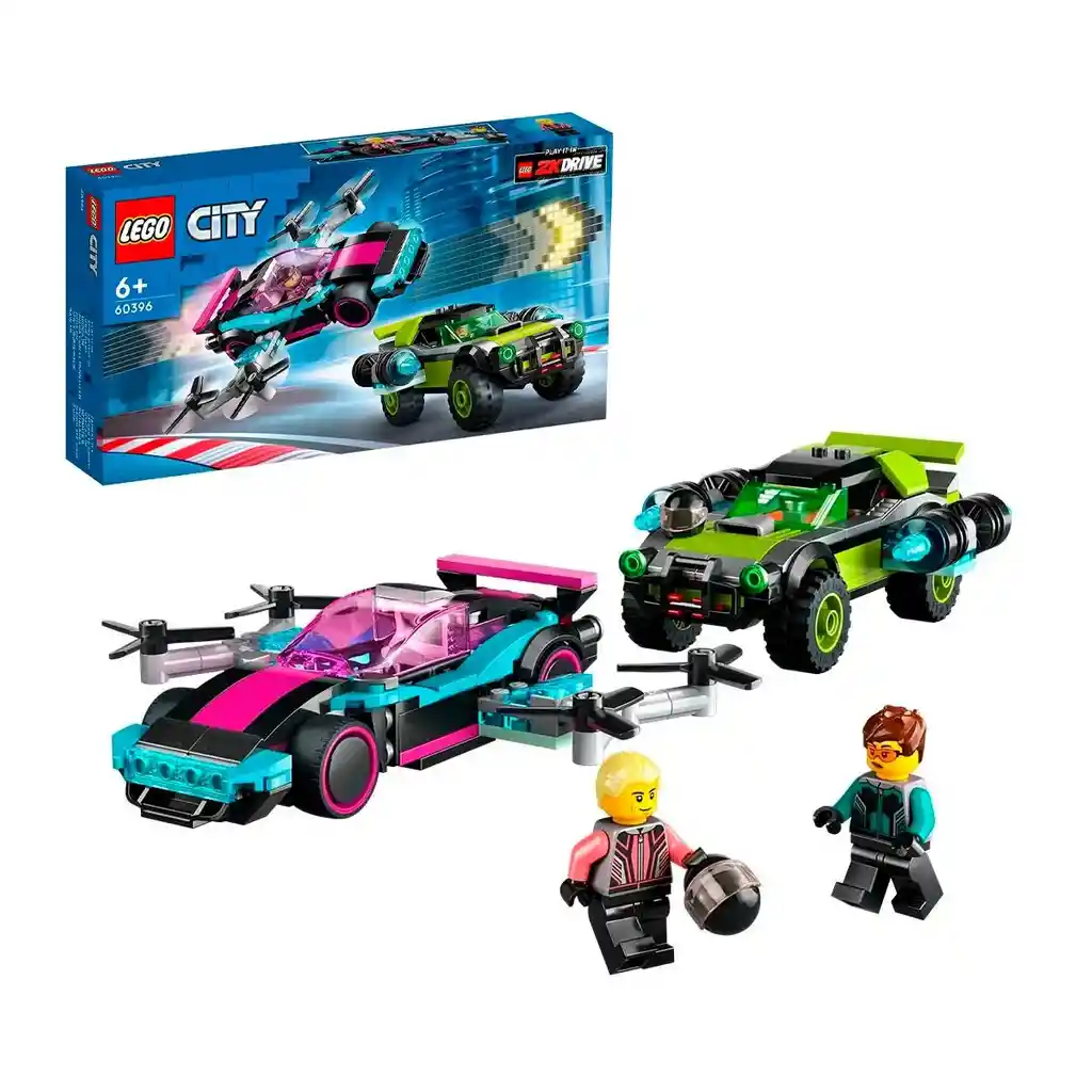 Autos De Carreras Modificados Lego City