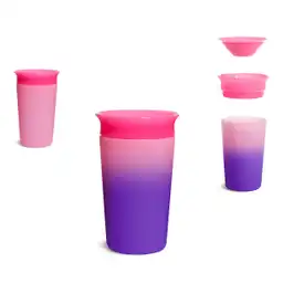 Vaso Antiderrame Miracle 360 Cambia De Color - Pink Munchkin