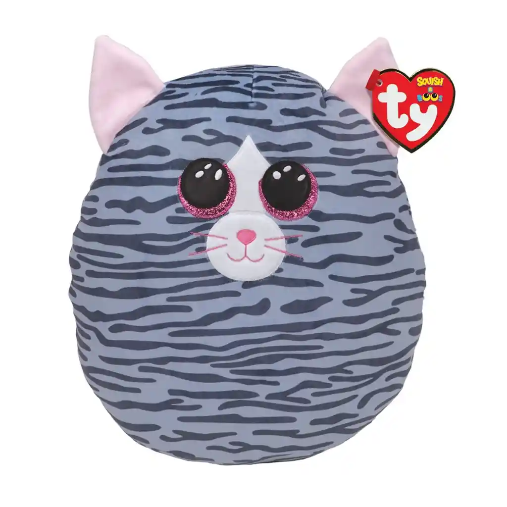 Ty Squish-a-boos Kiki Gato Gris Large