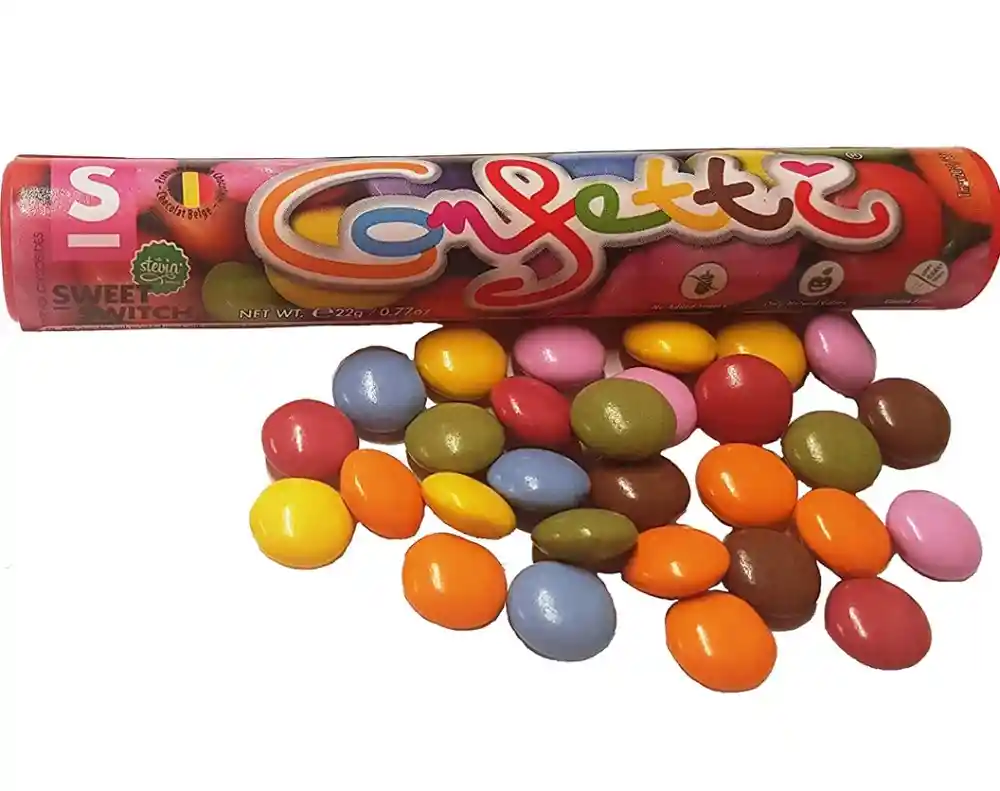 Dulces Sin Azúcar Confetti 22g
