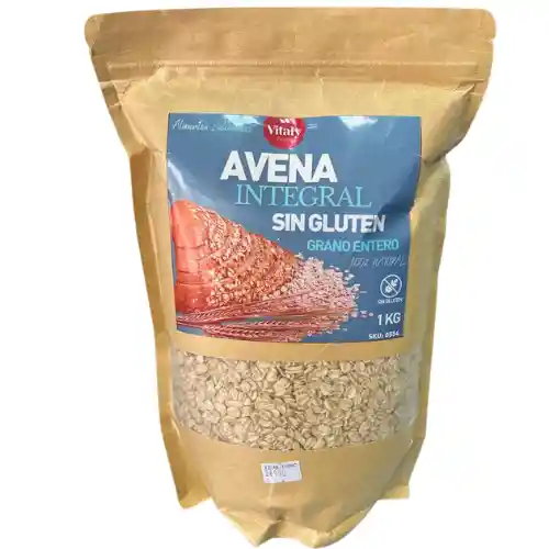 Avena Integral Sin Gluten 1 Kilo Vitalyfoods