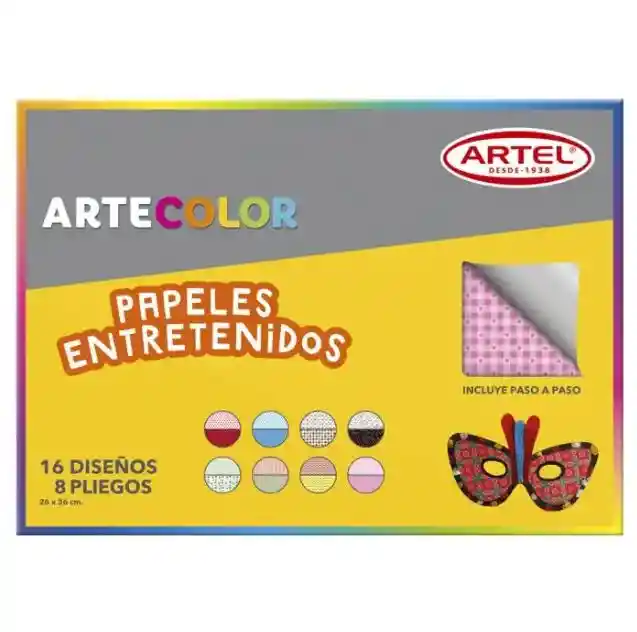 Estuche Artecolor Papeles Entretenidos Artel