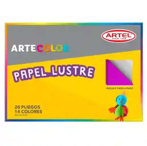 Estuche Artecolor Papel Lustre