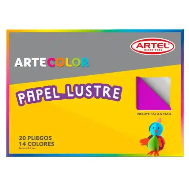 Estuche Artecolor Papel Lustre