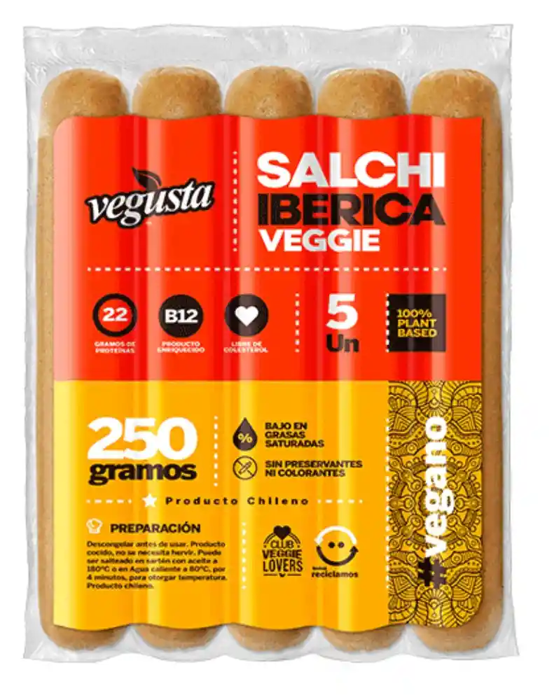 Salchi Iberica Veggi Vegusta 250g