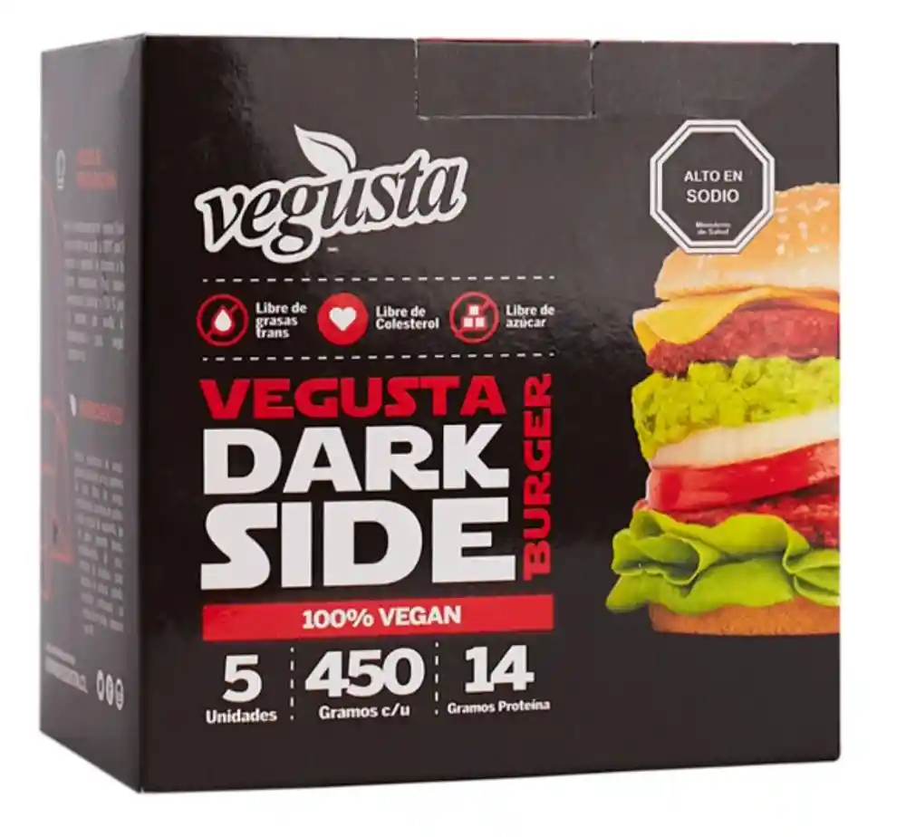 Hamburguesa Dark Side (vegano) Vegusta 450g