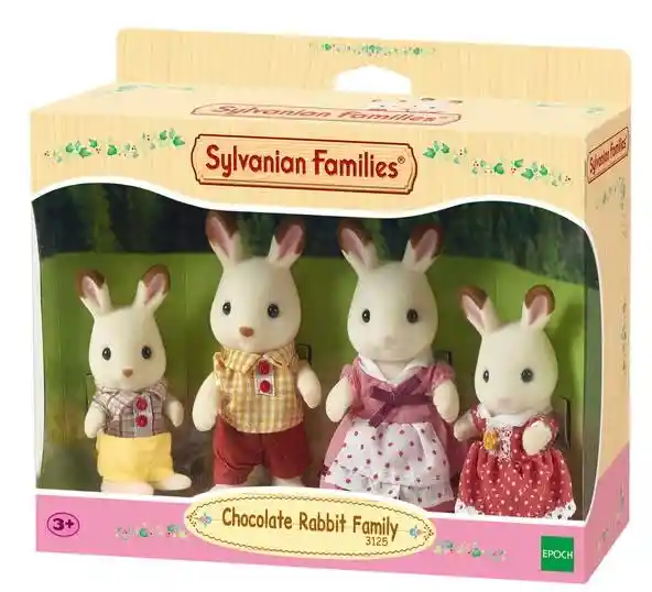 Epoch Sylvanian Families Chocolate Rabbit Family