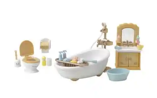 Epoch Sylvanian Families Country Bathroom Set 20 Piezas