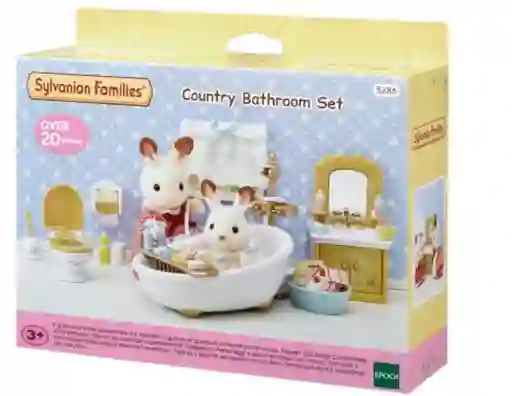 Epoch Sylvanian Families Country Bathroom Set 20 Piezas