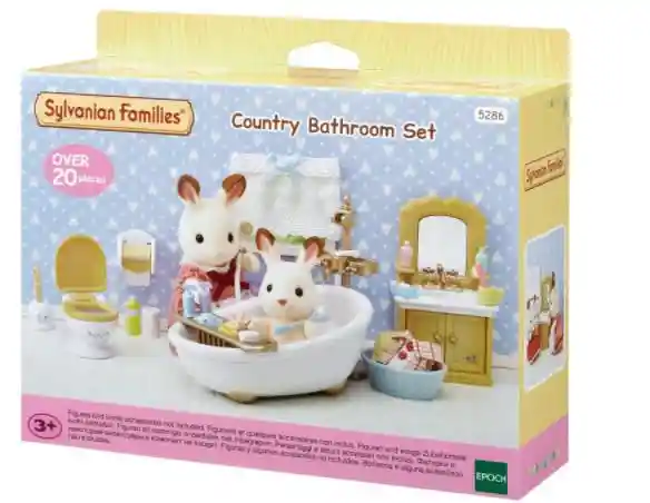 Epoch Sylvanian Families Country Bathroom Set 20 Piezas