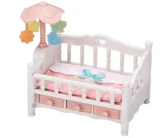 Epoch Sylvanian Families Crib With Mobile