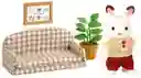 Epoch Sylvanian Families Set Chocolate Rabbit Father 5013