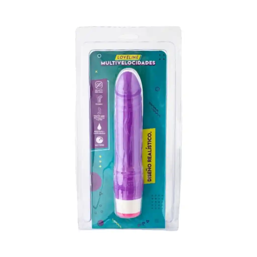 Vibrador Multivelocidades Loveline Morado