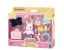 Epoch Sylvanian Families Set Weekend Travel -snow Rabbit Mother- 5641