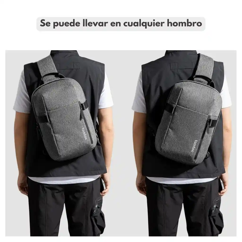 Tomtoc Bolso Sling Navigator-t24 Para Macbook Pro 14" - Gris