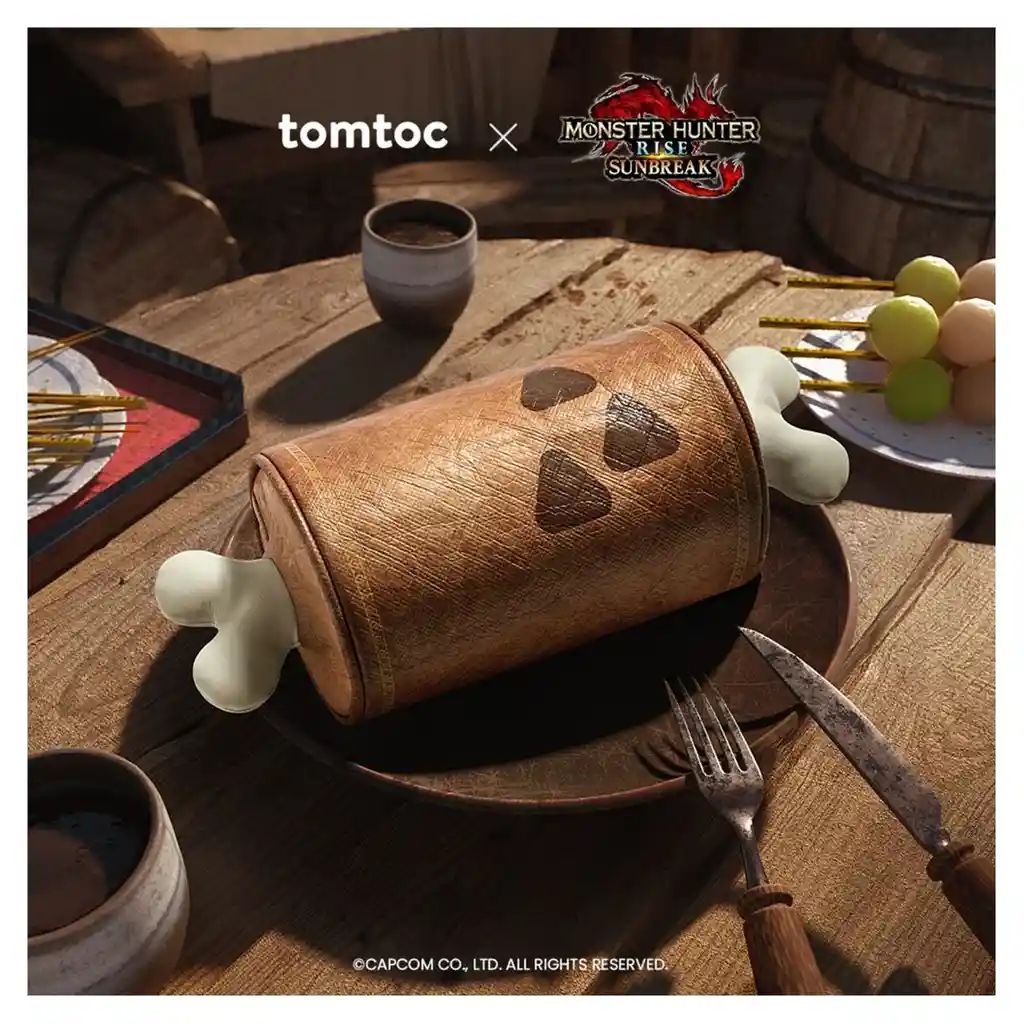 Tomtoc Bolso Sling Mini Mhrs-t14 Monster Hunter - Marrón