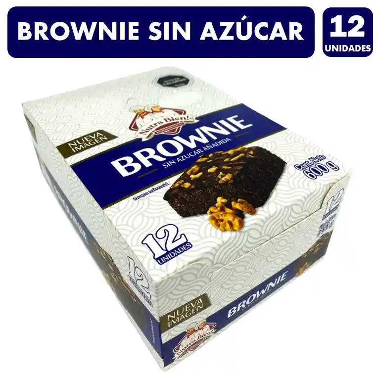 Bizcocho De Chocolate Sin Azúcar- Nutrabien(caja Con 12 U)