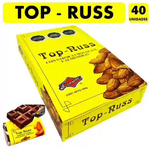 Chocolate Top - Russ, Marca Fruna - Caja De 40un De 17g C/u.