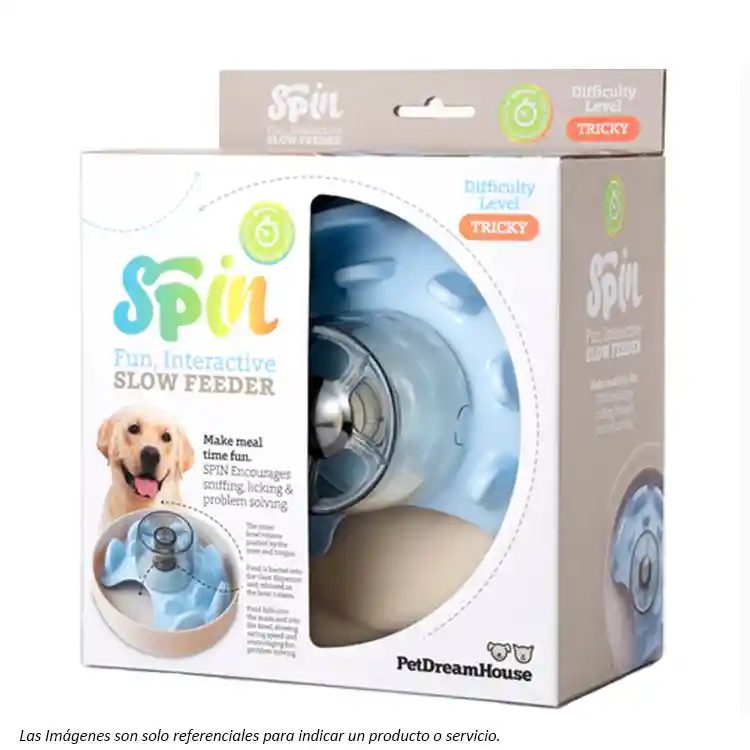 Spin Plato Lento Interactivo Ufo Maze Baby Azul