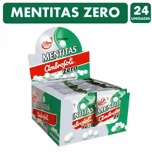 Mentitas Zero De Ambrosoli (caja Con 24 Unidades)