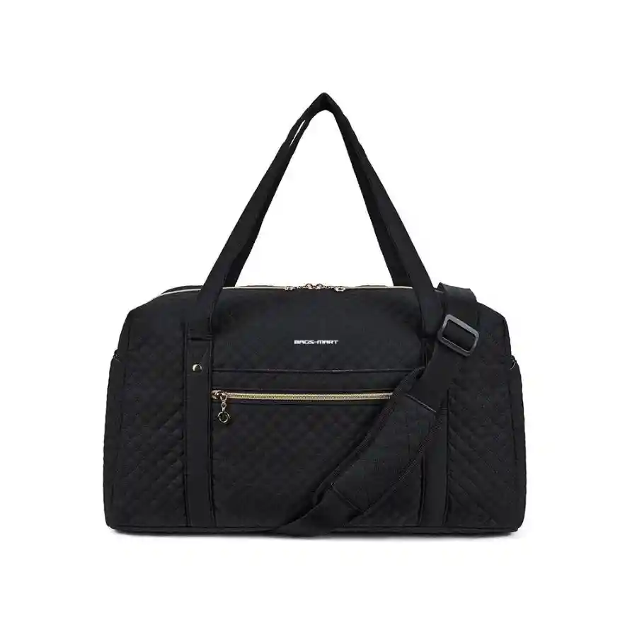 Bagsmart Bolso De Mano Para Viajes Con Bolsa Para Zapatos - Negro Tejido