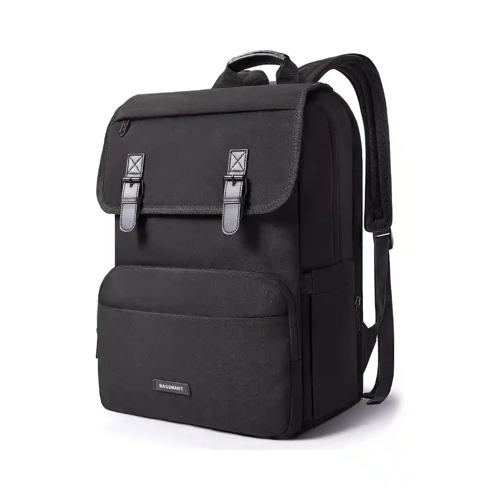 Bagsmart Mochila De Viaje Versátil Para Notebook 17.3" - Negro