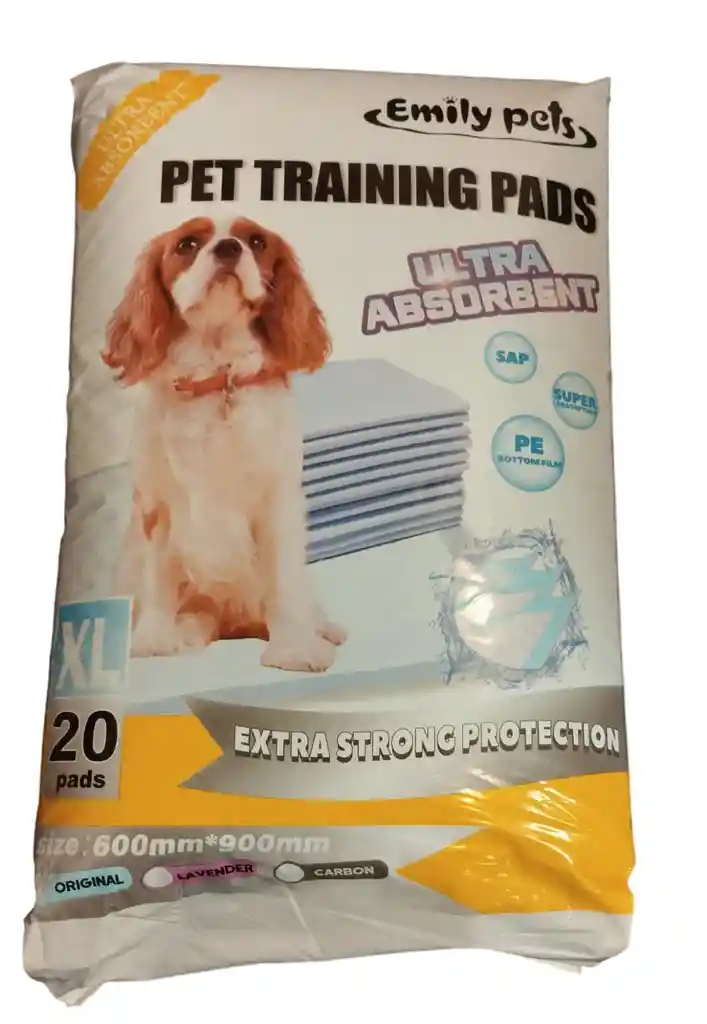 Emily Pets - Sabanilla Original Ultra Absorbente Xl 60*90 Cm (20 Unidades)