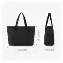 Bagsmart Bolso Tote Extra Grande Bonchemin 15.6" - Negro Tejido