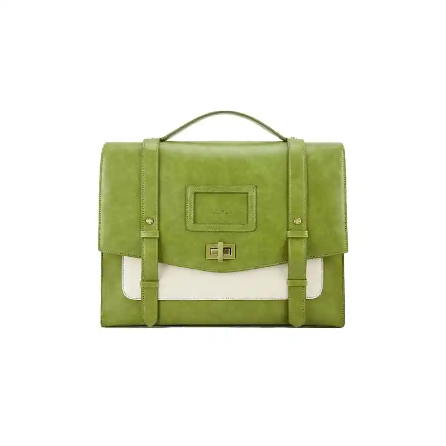 Ecosusi Mochila Cambridge Mujer Para Notebook De 14.7" - Verde