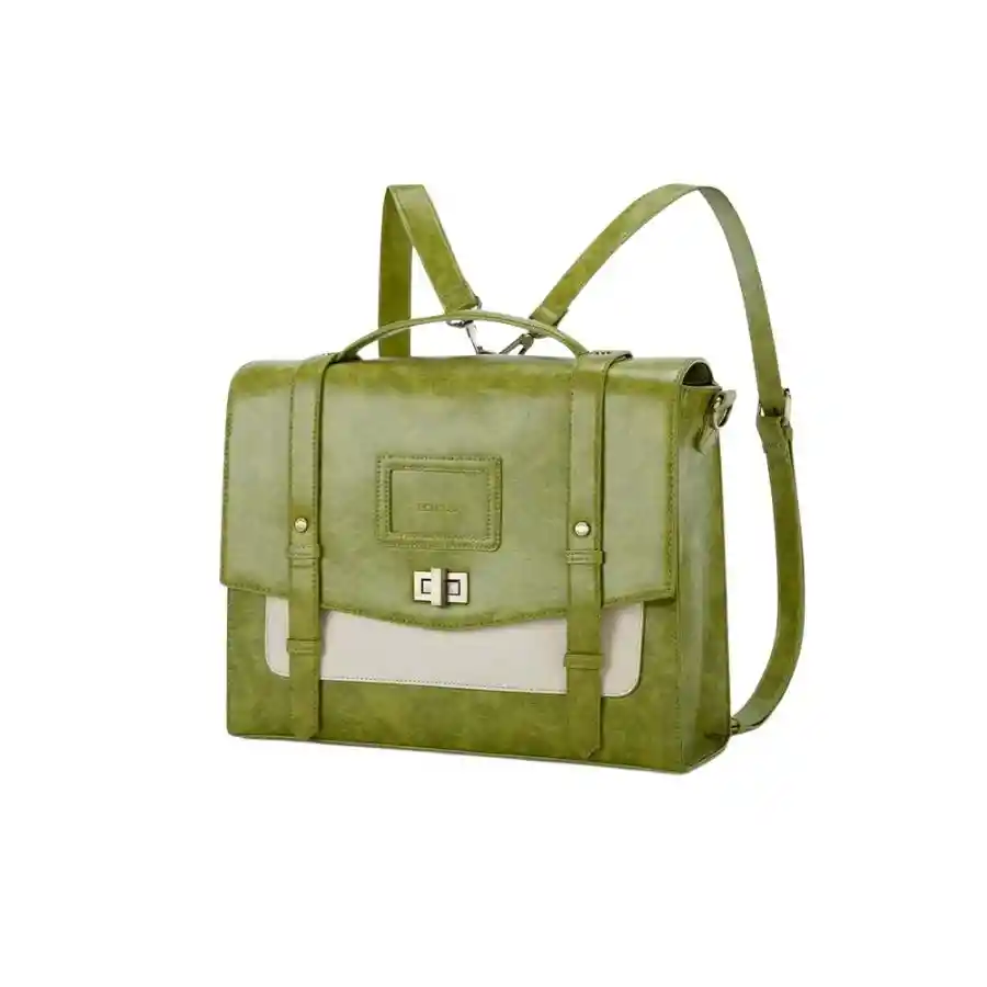 Ecosusi Mochila Cambridge Mujer Para Notebook De 14.7" - Verde