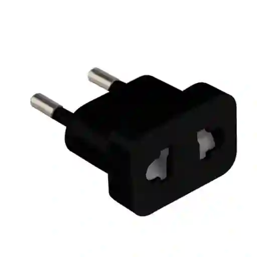 Adaptador Americano Pata Plana 10a Negro