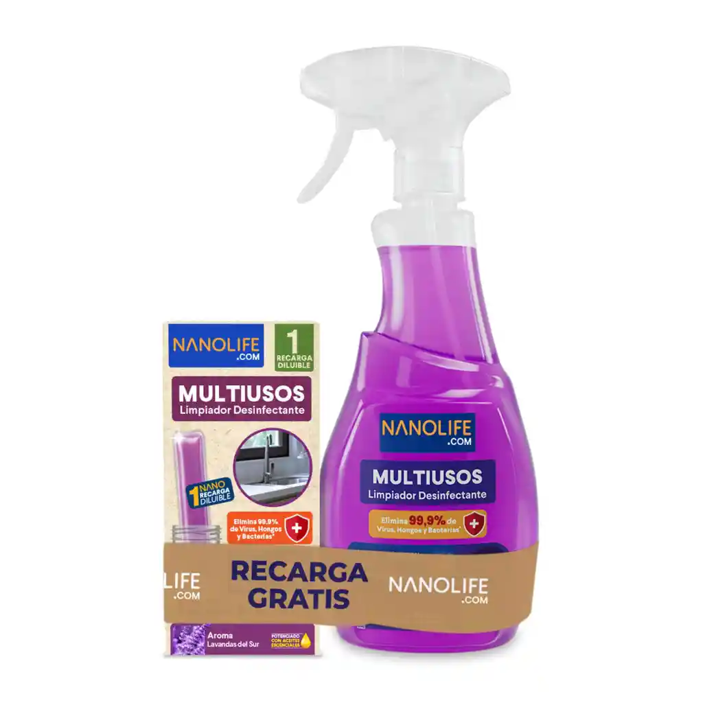 Limpiador Multiusos Kit De Inicio Lavanda Promocion + Recarga