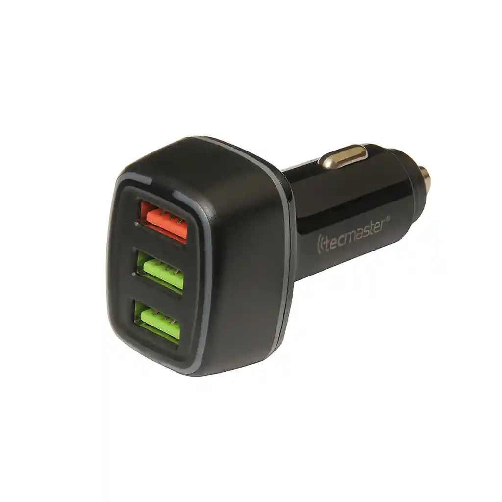 Cargador Automovil 3 Usb A Qc 3.0 + 2*2.4ah 30w