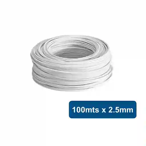 Cable Eva H07z1-k 100mts 2.5mm Blanco