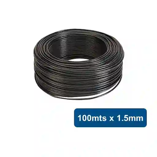 Cable Eva H07z1-k 100mts 1.5mm Negro
