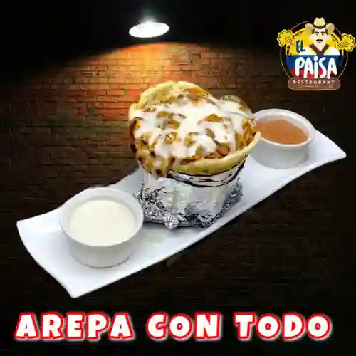 Arepa con Todo