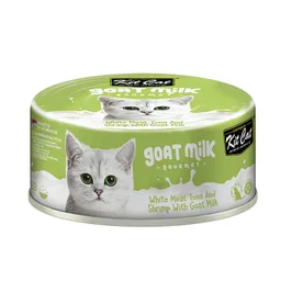 Kit Cat - Goat Milk Gourmet - Carne Blanca De Atun Y Camarones Con Leche De Cabra 70g (gato)