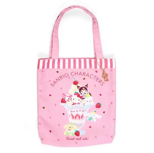 Bolso Tote Con Personajes De Sanrio (serie Parfait Shop)