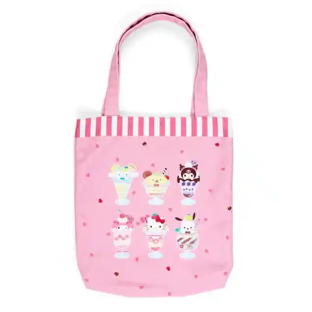 Bolso Tote Con Personajes De Sanrio (serie Parfait Shop)