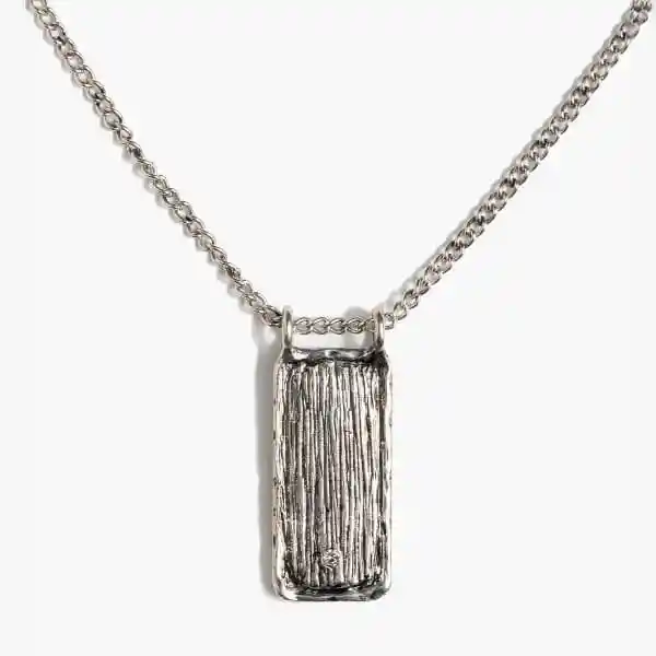 Collar Placa Rectangular Boho