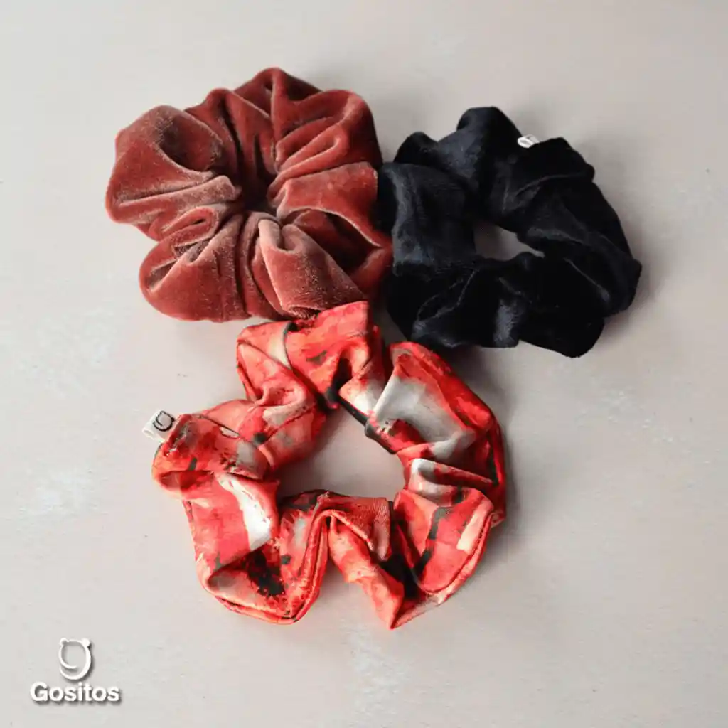 Tripack Scrunchies Tierra