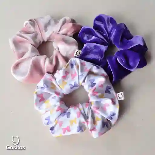 Tripack Scrunchies Moñito Minnie