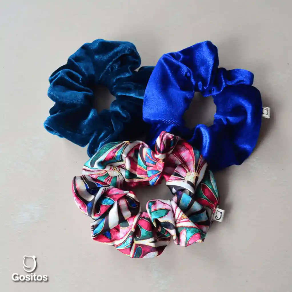 Tripack Scrunchies Vitral