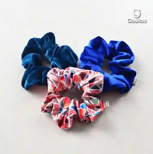 Tripack Scrunchies Mosaico