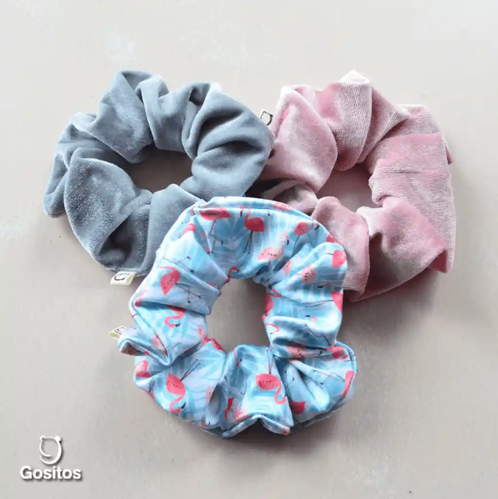 Tripack Scrunchies Flamencos